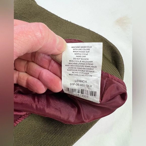 FIVE-FOUR Men’s Olive green full zip jacket size L - Picture 14 of 16